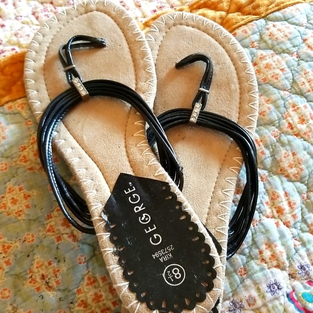 Nwot George sandals